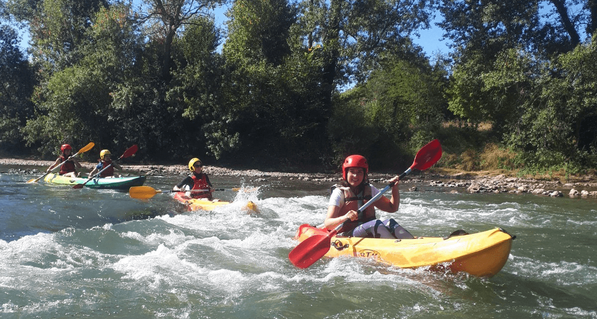Descente libre en kayak